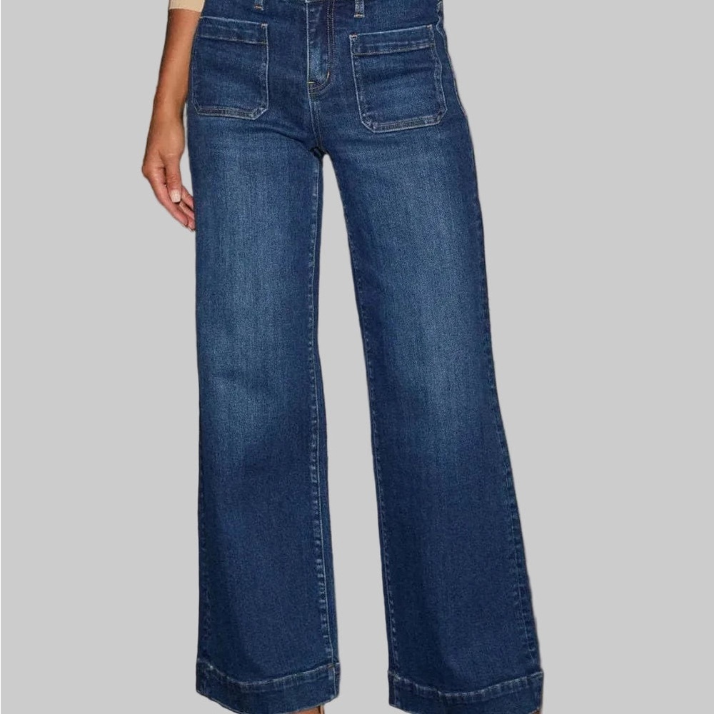LC Lauren Conrad Dark Blue Flare Jeans